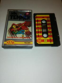 Jan Tenner der Superheld Folge 6 Geheimnis des Adlers 4-fach Schwarz geschraubt Schwarz mit Rot Gelben Aufkleber 4.24745 CD Kiosk Teldec